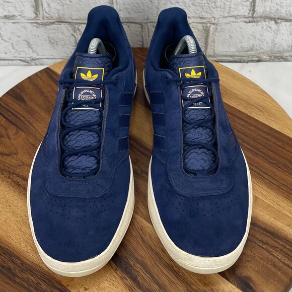 Adidas Puig Night Sky Blue Suede Mens 10 Skateboarding Shoes FY0438 - Picture 8 of 14